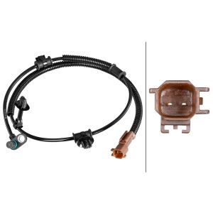Sensor do ABS, dianteiro/traseiro, esquerdo/direito  HELLA 6PU 358 218-611