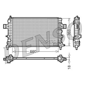 Radiador de motor DENSO DRM20103