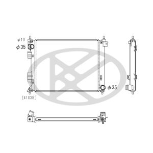 Raffreddatore motore KOYORAD PL813702