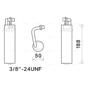 Filtre déshydratant climatisation AVA COOLING DND285