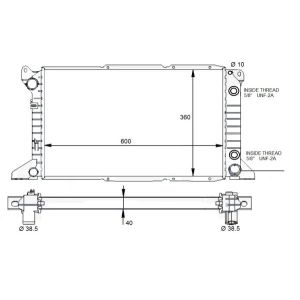Raffreddatore motore NRF 59132