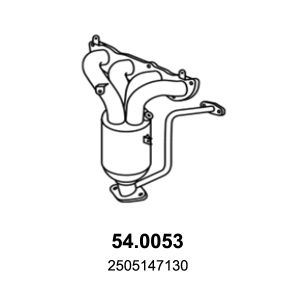 Catalisador ASSO MARMITTE SRL 54.0053