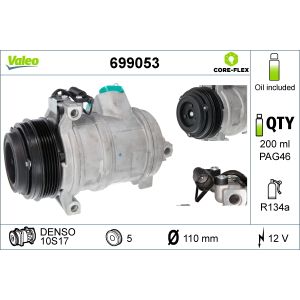 Compressor, ar condicionado VALEO 699053