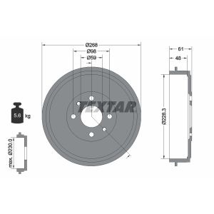 Remtrommel TEXTAR 94034000