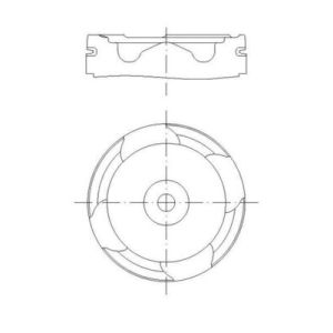 Pistão MAHLE 227 PI 00149 000