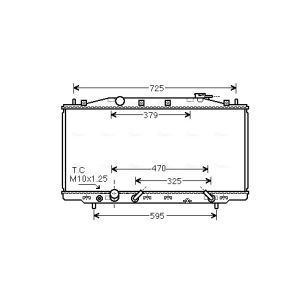 Arrefecedor do motor AVA COOLING HD2224