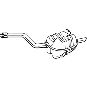Endschalldämpfer BOSAL 220-003