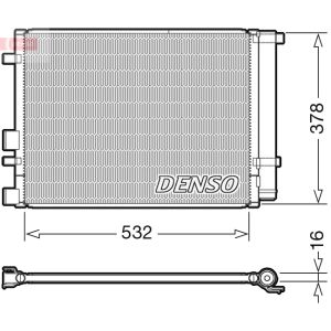 Condensador, sistema de ar condicionado DENSO DCN41006