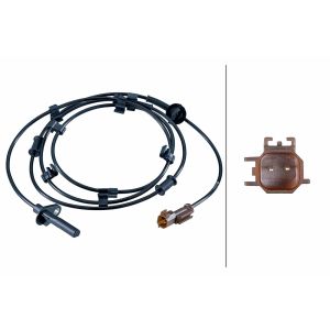 Sensor do ABS, dianteiro/traseiro, esquerdo/direito  HELLA 6PU 358 268-281