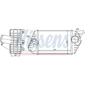 Intercooler NISSENS 96700