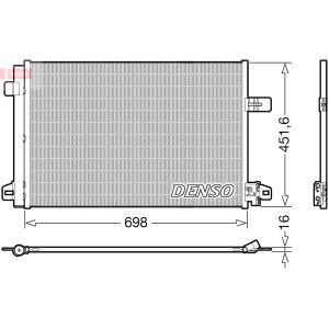 Condensator, airconditioning DENSO DCN32028