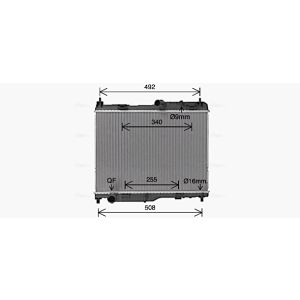 Arrefecedor do motor AVA COOLING FD2683