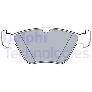 Bremsbelagsatz DELPHI LP3517, Vorne