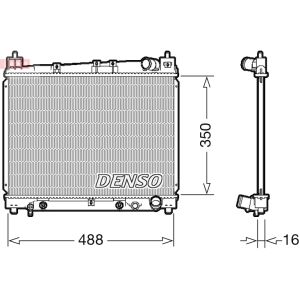 Arrefecedor do motor DENSO DRM50080