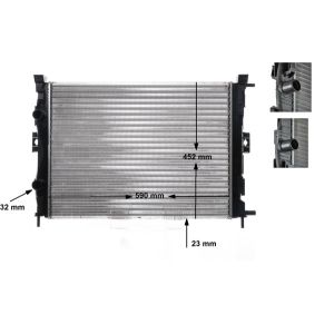 Arrefecedor do motor MAHLE CR 1690 000S
