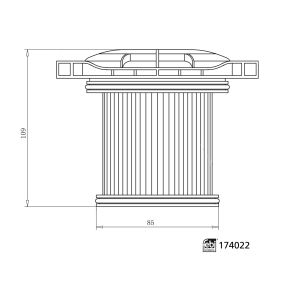 Filtro hidráulico FEBI BILSTEIN 174022