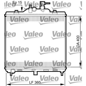 Arrefecedor do motor VALEO 735499