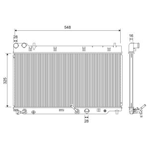 Radiateur moteur VALEO 701210
