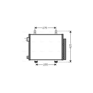 A/C-kondensor AVA COOLING SZA5115D