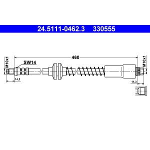 Flexible de frein ATE 24.5111-0462.3