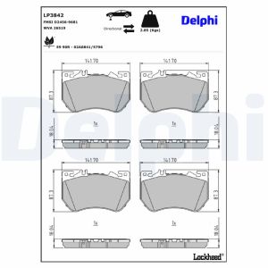 Remblokset DELPHI LP3842