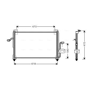 Condenseur (climatisation) AVA COOLING DW5045