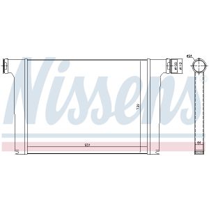 Intercooler NISSENS 97065