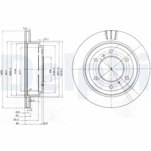 Disco de freno DELPHI BG3813