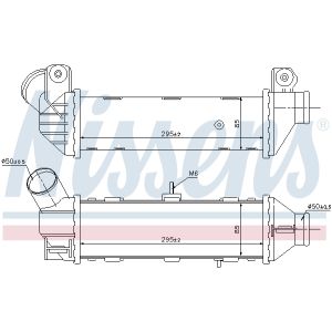 Ladeluftkühler NISSENS 96769