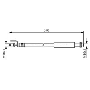Bremsschlauch BOSCH 1 987 481 487