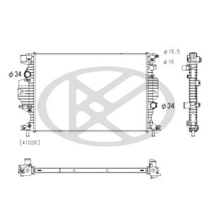 Arrefecedor do motor KOYORAD PL322845U02