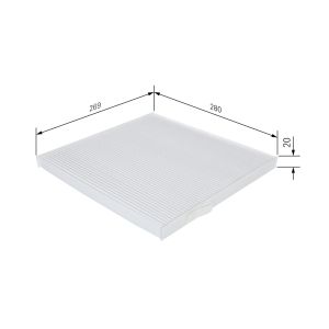 Filtro, ar do habitáculo BOSCH 1 987 432 237