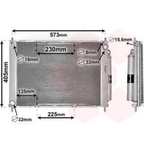 Condenseur (climatisation) VAN WEZEL 4300M500