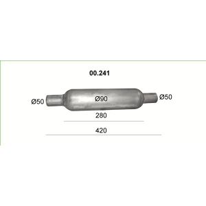 Endschalldämpfer 4MAX 0219-01-00241