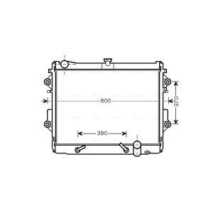 Arrefecedor do motor AVA COOLING TO2491