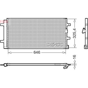 Condensador, sistema de ar condicionado DENSO DCN02041