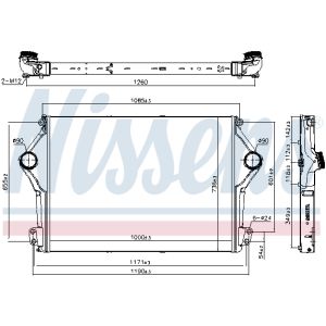 Intercooler NISSENS 961262