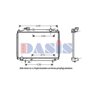 Motorkühler AKS DASIS 110051N