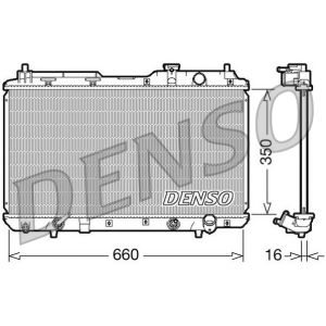 Radiador, arrefecimento do motor DENSO DRM40010