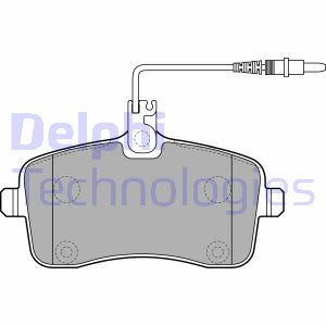 Set di pastiglie freno DELPHI LP2282, fronte