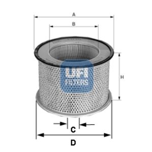 Luchtfilter UFI 27.C68.00