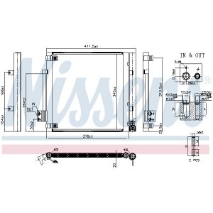 Condensador, aire acondicionado NISSENS NIS 940679