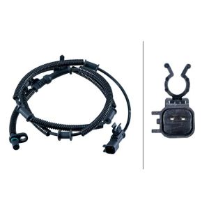 Snelheidssensor, ABS HELLA 6PU 358 268-451