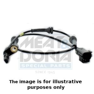 Sensor do ABS traseiro, direito MEAT & DORIA 90608E