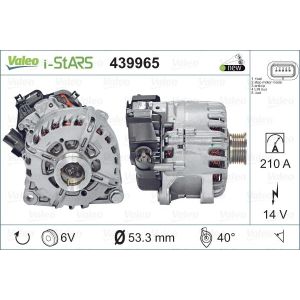 Alternador trifásico VALEO 439965