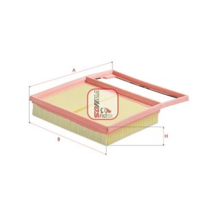Filtro de aire SOFIMA S 3D92 A