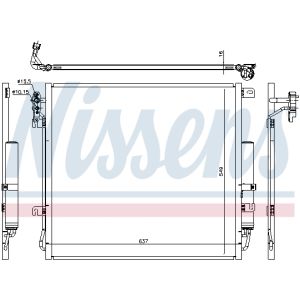 Condensador, aire acondicionado NISSENS 940485