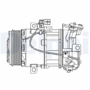 Compresseur de climatisation DELPHI KLIMA CS20550