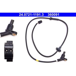 Sensor do ABS traseiro, direito ATE 24.0721-1191.3