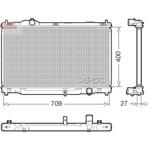 Arrefecedor do motor DENSO DRM51018
